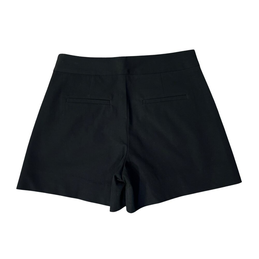 Gap Black High Rise Shorts Womens 6 Side Zip Used - Picture 4 of 13